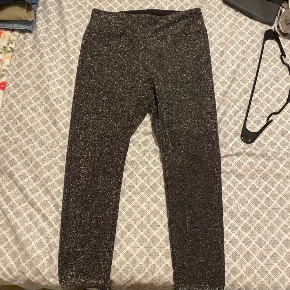 Target Sparkly Leggings, Black, Size Large